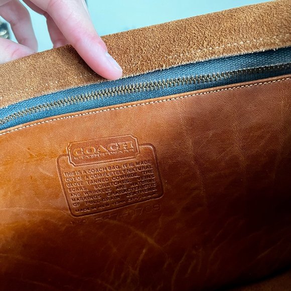 Vintage Coach Original Rambler 9735 British Tan Made in USA - Picture 13 of 16